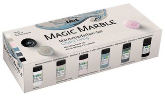 Sada Mramorovací barva Magic Marble Křídové barvy 6 x 20 ml, KREUL Sada Mramorovací barva Magic Marble Křídové barvy 6 x 20 ml, KREUL