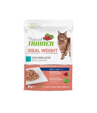 Kapsička Trainer Natural CAT SP. IDEAL WEIGHT treska  85g