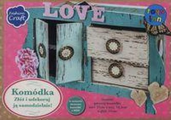 Komódka z MDF do złożenia i udekorowania LOVE