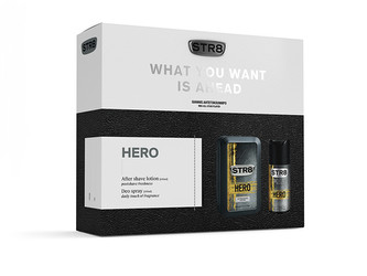 STR8 Hero - voda po holení 100 ml + deodorant ve spreji 150 ml man