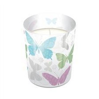 Zapachowa świeca w szkle Soft butterflies
