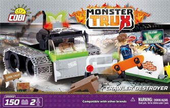 Klocki Cobi - SAMOCHÓD, 150 klocków, seria MONSTER TRUX (CRAWLER DESTROYER)