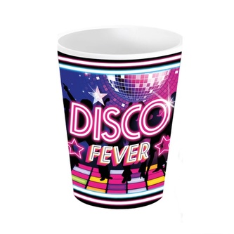 Papírové party kelímky - Disco Fever - 240 ml, 6 ks
