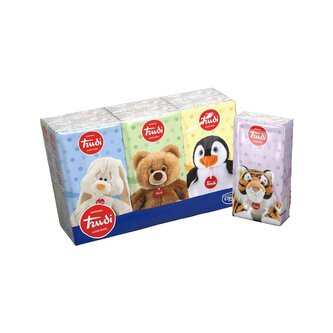 Kapesníky Trudi 4 s potiskem 4 vrstvé, folie 6 ks