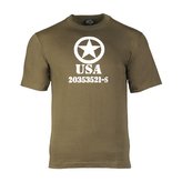 Triko krátký rukáv USA ALLIED STAR ZELENÉ vel.M