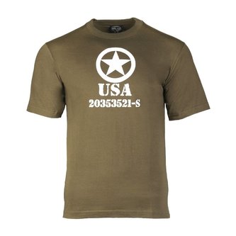 Triko krátký rukáv USA ALLIED STAR ZELENÉ vel.M