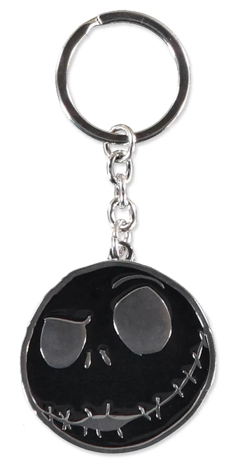 Kovový přívěsek na klíče Disney|Nightmare Before Christmas|Ukradené Vánoce: Jackova hlava