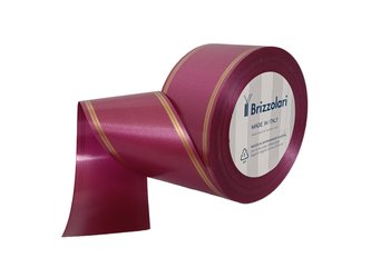 Smuteční stuha klasik s proužkem 68341 5 cm x 50 m - 21 bordeaux