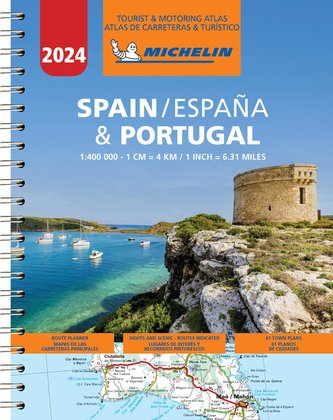 Michelin Straßenatlas Spanien & Portugal mit Spiralbindung
