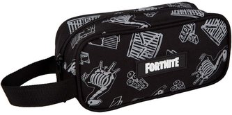 Školní penál na psací potřeby Fortnite: Dark Black (21 x 10 x 7 cm)