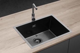 Nerezový dřez bez odkapu NANO coat TITANIA DNN1060ds Nerezový dřez bez odkapu NANO coat TITANIA DNN1060ds