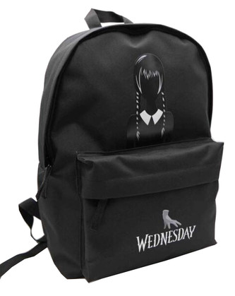 Batoh Netflix|Wednesday: Věc (objem 19 litrů|31 x 43 x 14 cm) černý polyester