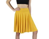 Letní sukně MIN, žlutá