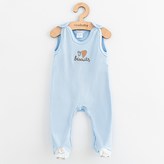 Kojenecké bavlněné dupačky New Baby Biscuits modrá - velikost 68 (4-6m)