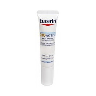 Eucerin Oční krém proti vráskám pro všechny typy citlivé pleti Q10 Active 15 ml unisex