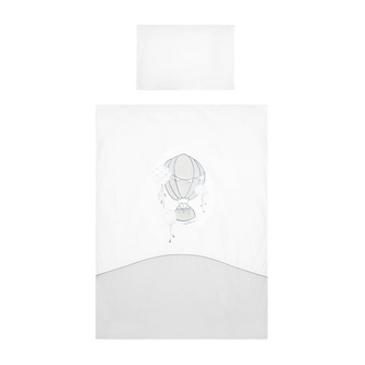 6-dílné ložní povlečení Belisima Ballons 100/135 šedé