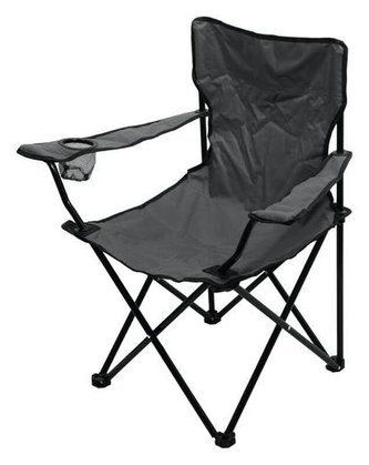 Židle Cattara BARI kempingová skládací šedá