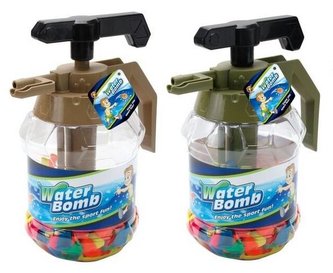 Bomby wodne w pojemniku