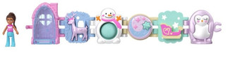 Zestaw figurek Polly Pocket Bransoletka Zima Zestaw figurek Polly Pocket Bransoletka Zima