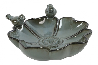 Keramické pítko pro ptáky Mala S modré 26x25x10,5