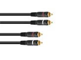 Kabel CC-15, propojovací kabel 2x 2 RCA zástrčka HighEnd, 1,5m