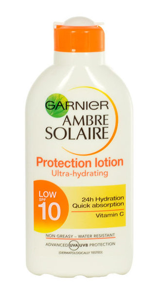 Garnier Opalovací mléko Ambre Solaire SPF 10 (Protection Lotion Ultra-Hydrating) 200 ml unisex