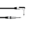 Kabel WGK-300 2x Jack 6,3 mono, rohový/rovný 3 m