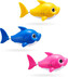 Figurka Pływający mini rekin Baby Shark - modrá, žlutá a růžová