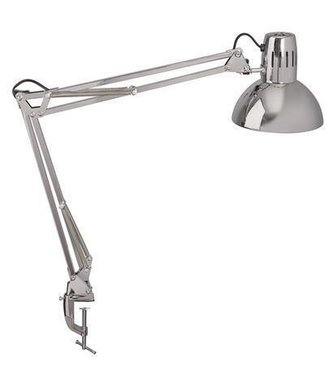 Stolní lampa "Study", stříbrná, úsporná, MAUL 8230796
