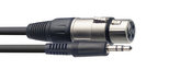 Stagg SAC3MPSXF, kabel XLR/mini JACK, 3m