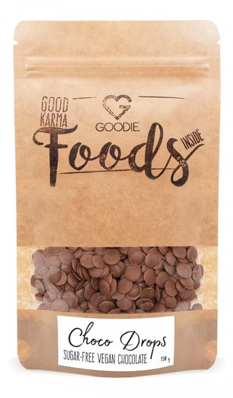 Choco Drops - mléčná čokoláda s erythritolem 150 g