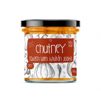 Dýňové chutney s chilli Bhut Jolokia 140 g