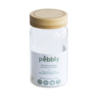 PKV-027 Skleněná dóza 650 ml, kulatá