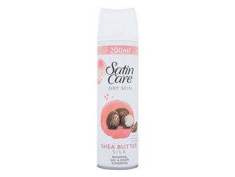 Gillette Gel na holení s bambuckým máslem pro suchou pokožku Satin Care (Shave Gel) 200 ml woman
