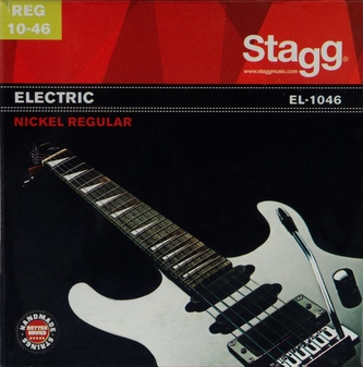 Stagg EL-1046, sada strun pro elektrickou kytaru, regular