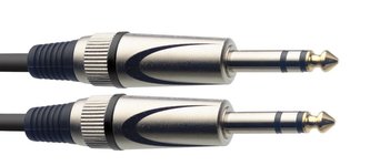 Stagg SAC3PS DL, kabel stereo JACK/stereo JACK, 3m