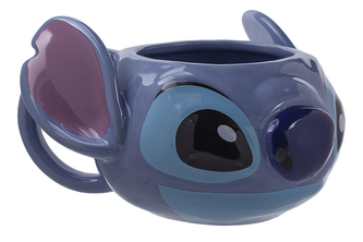 Keramický 3D hrnek Disney|Lilo & Stitch: Hlava Stitche (objem 450 ml)