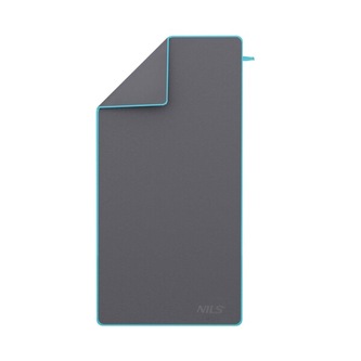 NCR13 TM.ŠEDÁ/MODRÁ RUČNÍK Z MIKROVLÁKNA NILS