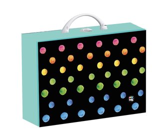 Kufřík lamino hranatý A4 OXY GO Dots