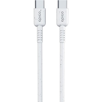 Epico Resolve USB-C na USB-C kabel, 1,2 m, bílý