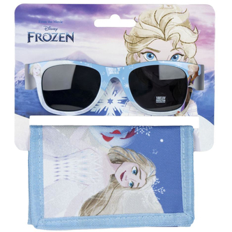 Dětská rozkládací peněženka s brýlemi Disney|Frozen|Ledové království: Anna & Elsa (15 x 18 x 2 cm)