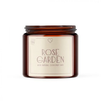 Svíčka s bavlněným knotem - Rose Garden 80 g