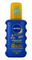 Nivea Dětský barevný sprej na opalování SPF 20 Sun Kids (Caring Sun Spray) 200 ml child