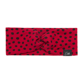 Dívčí čelenka do vlasů Black Spot ruby red; Barva: červená; Velikost: 34