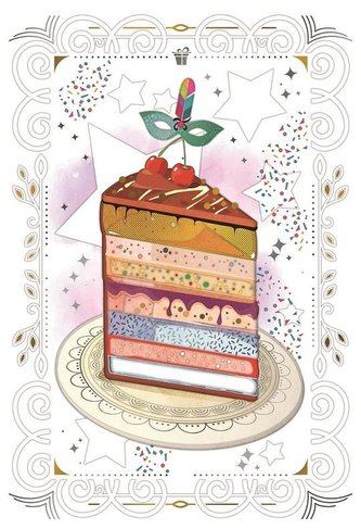 Karnet 12x18 cm B-BD 502 097 + koperta Ciacho