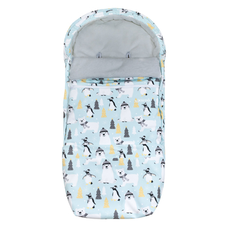 Rostoucí Fusak Soft UNI Lední medvědi; Barva: stříbrná; Velikost: 110 x 49 cm