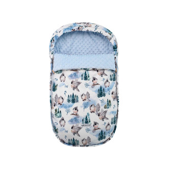 Fusak Soft New Born Ptáčci modrá; Barva: modrá; Velikost: 75 x 45 cm