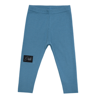 Rostoucí žebrované legíny Color Denim blue; Barva: modrá; Velikost: 56 - 62