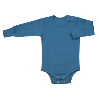 Rostoucí body žebrované Color Blue; Barva: modrá; Velikost: 80 - 86