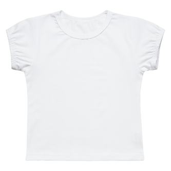 Dětské tričko Bílá elegance vel. 116 - 140; Barva: bílá; Velikost: 134